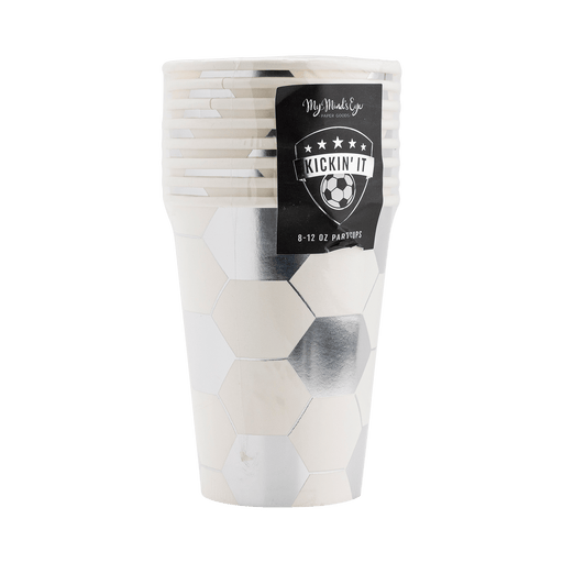 Soccer Paper Cups 12 oz. | 8 ct - Zurchers