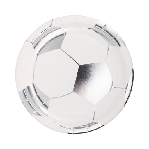 Soccer Ball Paper Plate 8" | 8 ct - Zurchers
