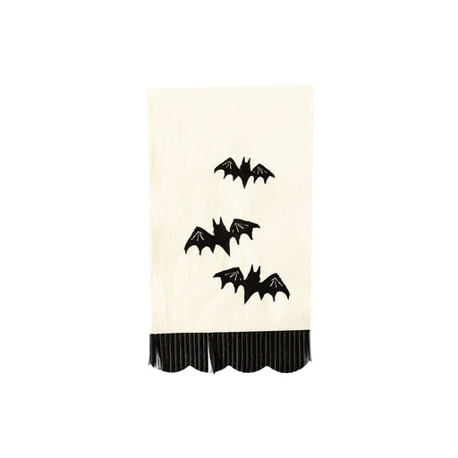 Bats Fringe Scallop Dinner Napkin | 24 ct - Zurchers