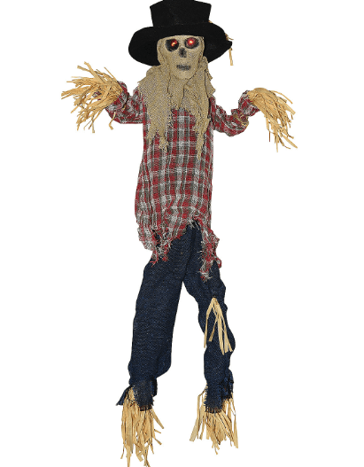 36" Hanging Animated Kicking Scarecrow Decoration - Zurchers