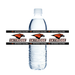 A Skyridge High School Water Bottle Label shown in front of a water bottle.  Comes in a pack of 24 lables.