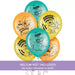 12" Lilo & Stitch Aloha Latex Balloon Pack | 6 ct - Zurchers