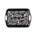 Typographic Bamboo Tray 11.5" x 16.5" | 1 ct - Zurchers