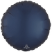True Navy Satin Round Mylar Balloon 18" | 1ct - Zurchers