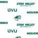 UVU Vinyl Tablerunner 13"x 90" | 1 ct - Zurchers