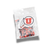 U of U U Feather Black - Red Deco - Fetti 2" | 24 ct - Zurchers