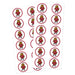 U of U Swoop Mascot Stickers 2" | 24 ct - Zurchers