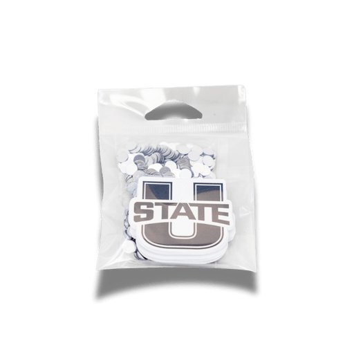 Utah State University Logo Deco - Fetti 2" | 24 ct - Zurchers