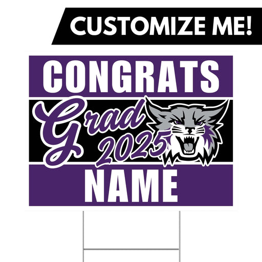Weber State University Custom Grad Yard Sign 24" x 18" | 1 ct - Zurchers