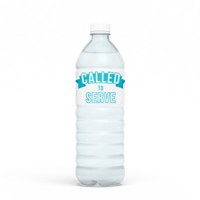 Missionary Called To Serve Color Water Bottle Label | 12 ct - Zurchers