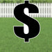 Yard Card Black Number/Symbol 21.5" | 1ct - Zurchers