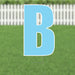 Yard Card Light Blue Letter 21.5" | 1ct - Zurchers