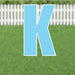 Yard Card Light Blue Letter 21.5" | 1ct - Zurchers