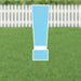 Yard Card Light Blue Number/Symbol 21.5" | 1ct - Zurchers