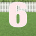 Yard Card Pink Number/Symbol 21.5" | 1ct - Zurchers