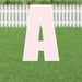 Yard Card Pink Letter 21.5" | 1ct - Zurchers