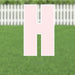 Yard Card Pink Letter 21.5" | 1ct - Zurchers