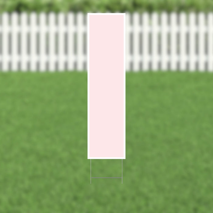 Yard Card Pink Letter 21.5" | 1ct - Zurchers