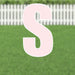 Yard Card Pink Letter 21.5" | 1ct - Zurchers