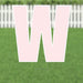 Yard Card Pink Letter 21.5" | 1ct - Zurchers