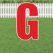 Yard Card Red Letter 21.5" | 1ct - Zurchers