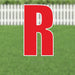 Yard Card Red Letter 21.5" | 1ct - Zurchers