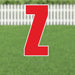 Yard Card Red Letter 21.5" | 1ct - Zurchers