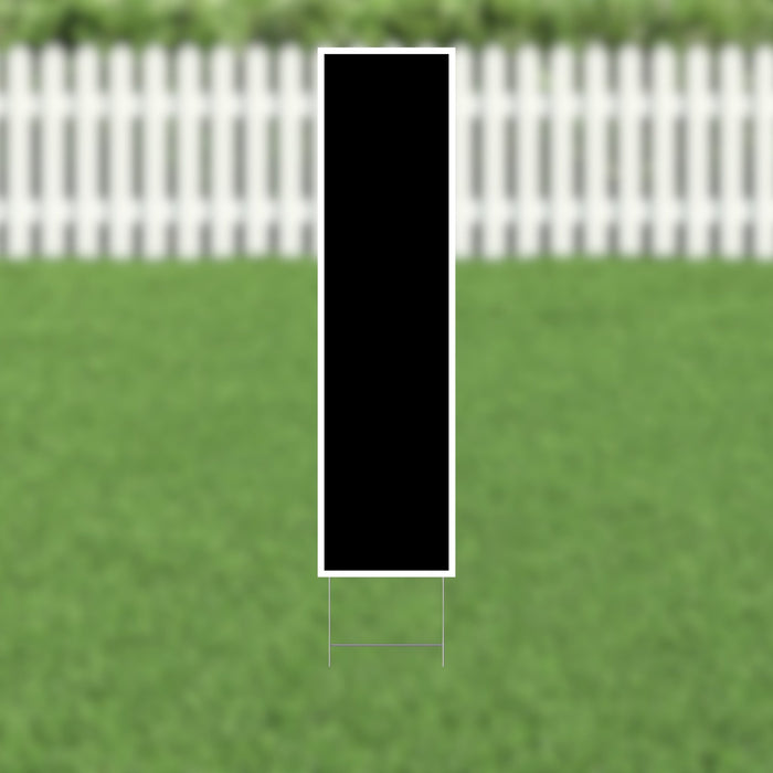 Yard Card Black Letter 21.5" | 1ct - Zurchers
