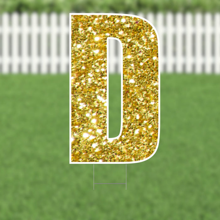 Yard Card Gold Letter 21.5" | 1ct - Zurchers