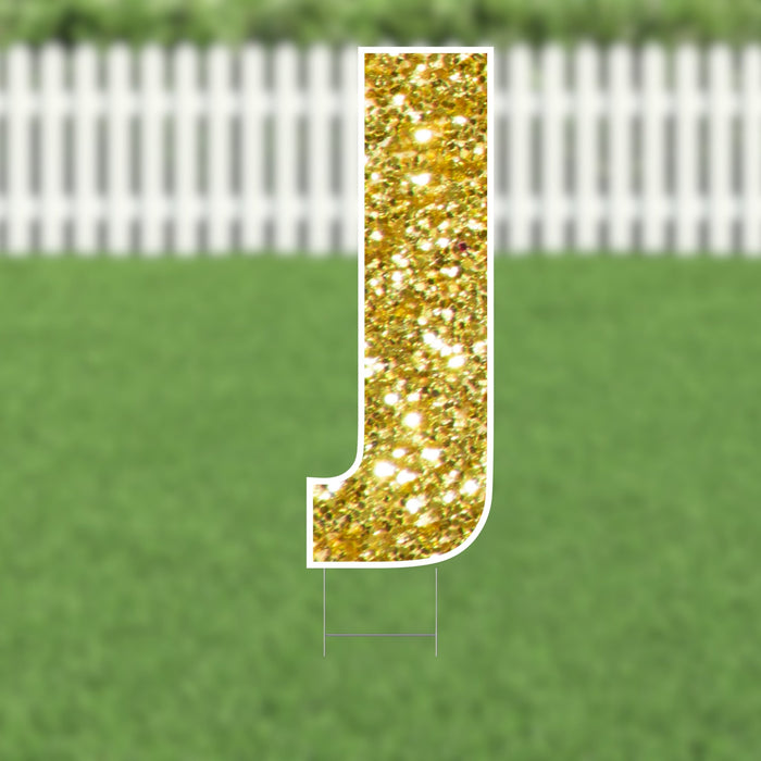 Yard Card Gold Letter 21.5" | 1ct - Zurchers