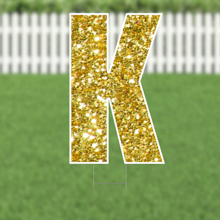 Yard Card Gold Letter 21.5" | 1ct - Zurchers