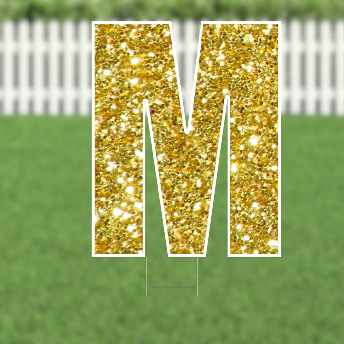 Yard Card Gold Letter 21.5" | 1ct - Zurchers