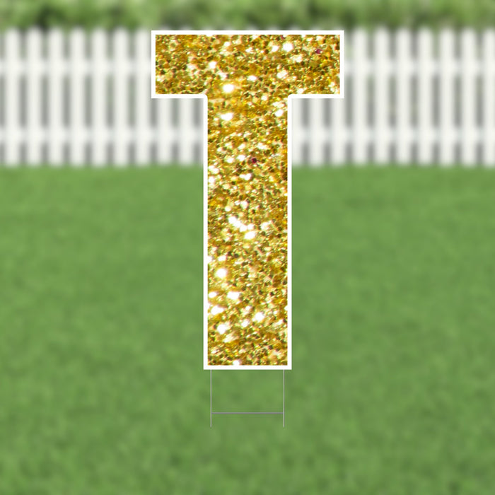 Yard Card Gold Letter 21.5" | 1ct - Zurchers