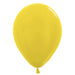 Metallic Yellow Latex Balloon w/ Helium & Hi - Float, 11" | 1 ct - Zurchers