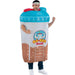 Adult Inflatable Go - Bro Protein Shake Costume | 1 ct - Zurchers