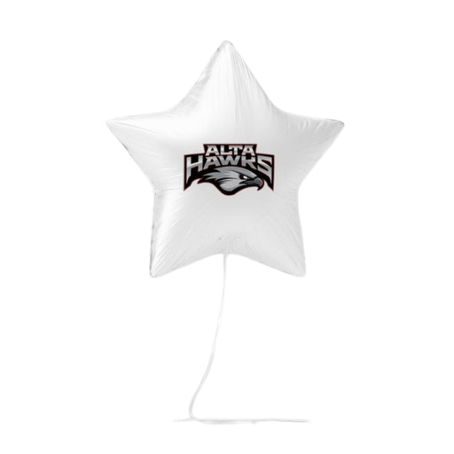 A 17" Alta High School Mylar Balloon.