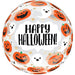 Pumpkins & Ghosts Clearz Orbz Balloon 18" | 1 ct - Zurchers