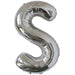 Silver Jumbo Letter Metallic Balloon 34" | 1 ct. - Zurchers