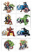 Avengers Unite Tattoos | 8ct - Zurchers