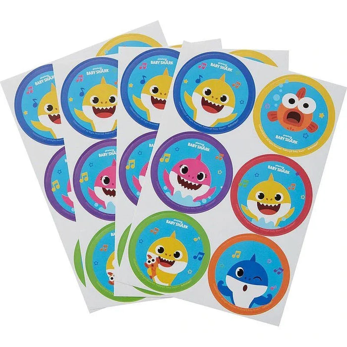 Baby Shark Stickers | 24ct - Zurchers