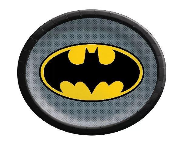 Batman Oval Dinner Plates | 8ct - Zurchers