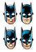 Batman Paper Masks | 8ct - Zurchers