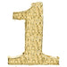 Gold Metal 1 Piñata 21.5" | 1 ct - Zurchers