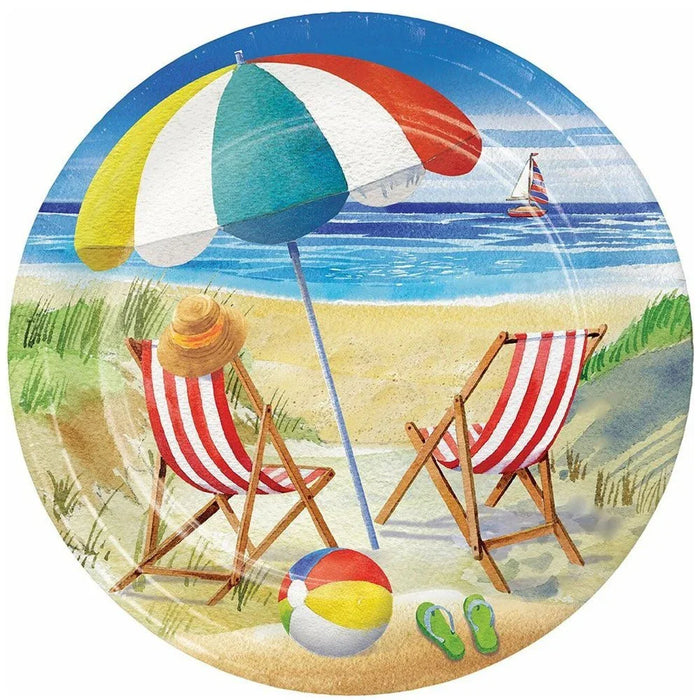 Beach Bliss Lunch plates 9" | 8ct - Zurchers