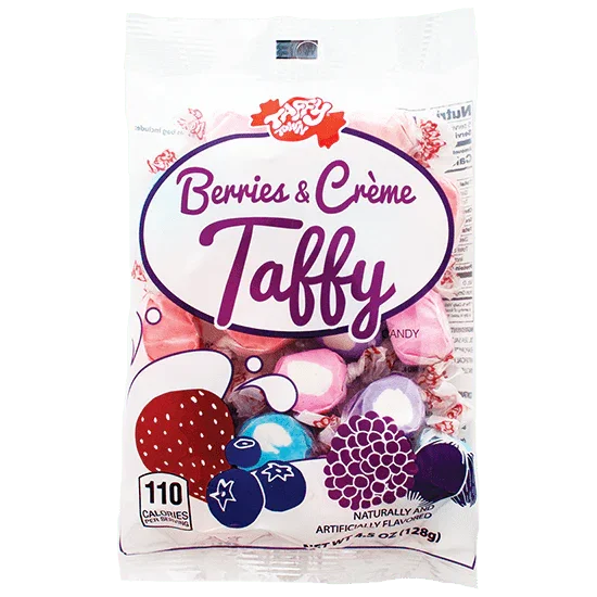 Berries & Creme Mix Salt Water Taffy 4.5oz | 1 ct - Zurchers
