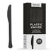 Black Heavy Duty Plastic Knives | 20ct - Zurchers