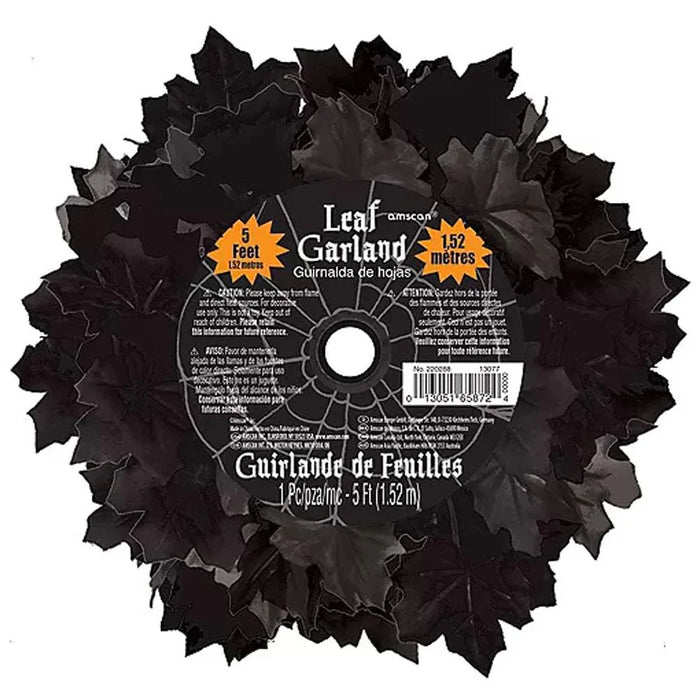 Black Leaf Garland 5' | 1CT - Zurchers