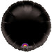 Black Round Mylar Balloon, 18'' | 1 ct - Zurchers