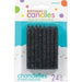 Black Glitter Candles | 24 ct - Zurchers