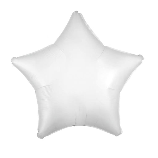 Custom Image White Mylar Star Balloon 18" | 1ct - Zurchers